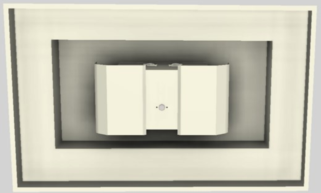 Vent-A-Hood® 48" Biscuit Contemporary Island Range Hood-3