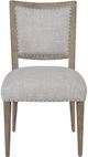 Bernards Citrus Heights Brown/Gray Upholstered Dining Side Chair-2