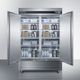 Summit® Commercial 56 in. 49.0 Cu. Ft. Stainless Steel Reach In Refrigerator-2