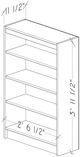 Perdue Woodworks Big Chester Saratoga Pine 4-Shelves Bookcase-2