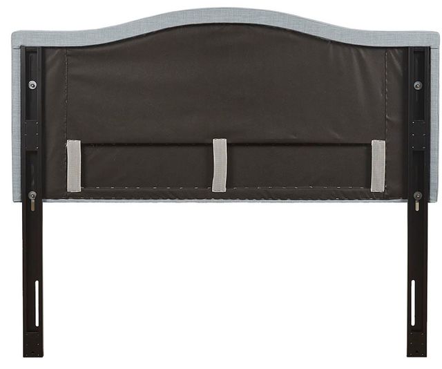 Olliix by Madison Park Nadine Dusty Blue Queen Upholstery Headboard-1