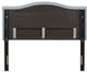 Olliix by Madison Park Nadine Dusty Blue Queen Upholstery Headboard-1