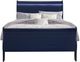 Global Furniture USA Charlie Blue King Sleigh Bed-1