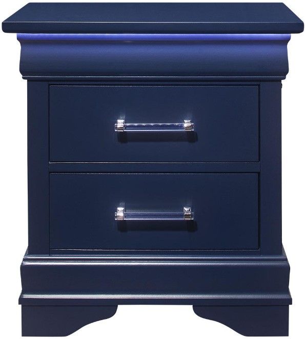 Global Furniture USA Charlie Blue Nightstand-1