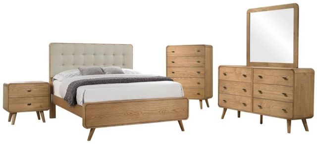 Coaster® Robyn 5-Piece Cool Beige/Light Ash California King Bedroom Set-0