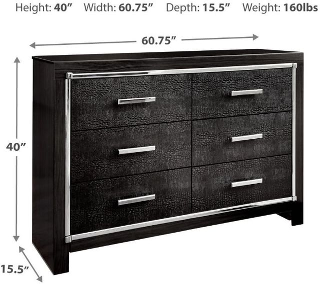 Signature Design by Ashley® Kaydell Black Dresser-3