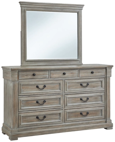 Signature Design by Ashley® Moreshire Bisque Dresser and Mirror Set-0