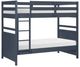 Homelegance® Sloane Navy Blue Twin/Twin Bunk Bed-0
