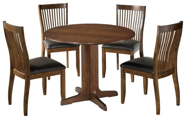 Signature Design by Ashley® Stuman 5-Piece Medium Brown Dining Set-0