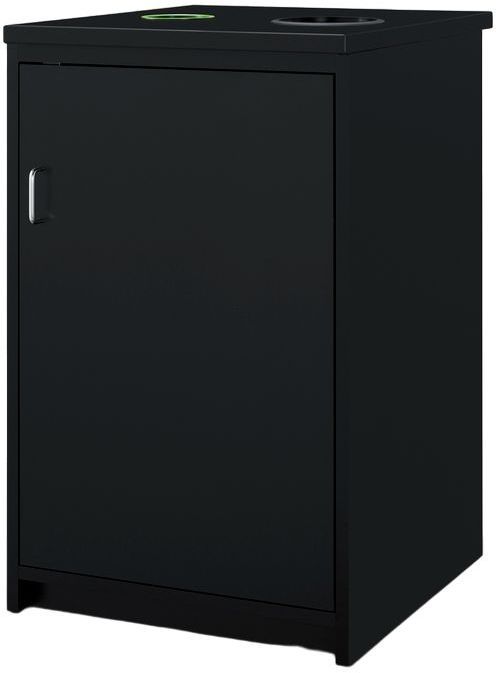 Summit® 22" Black Trash Cabinet-2