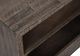 Jofran Inc. East Hampton Distressed Gray Console Table with Black Base-4