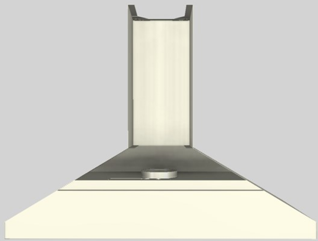 Vent-A-Hood® 48" Biscuit Wall Mounted Range Hood-2