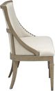 Magnussen Home® Lancaster Dovetail Gray Bench with Upholstered Seat and Back-2
