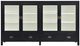 Bramble Customizable Kagu 4-Door Sideboard-2