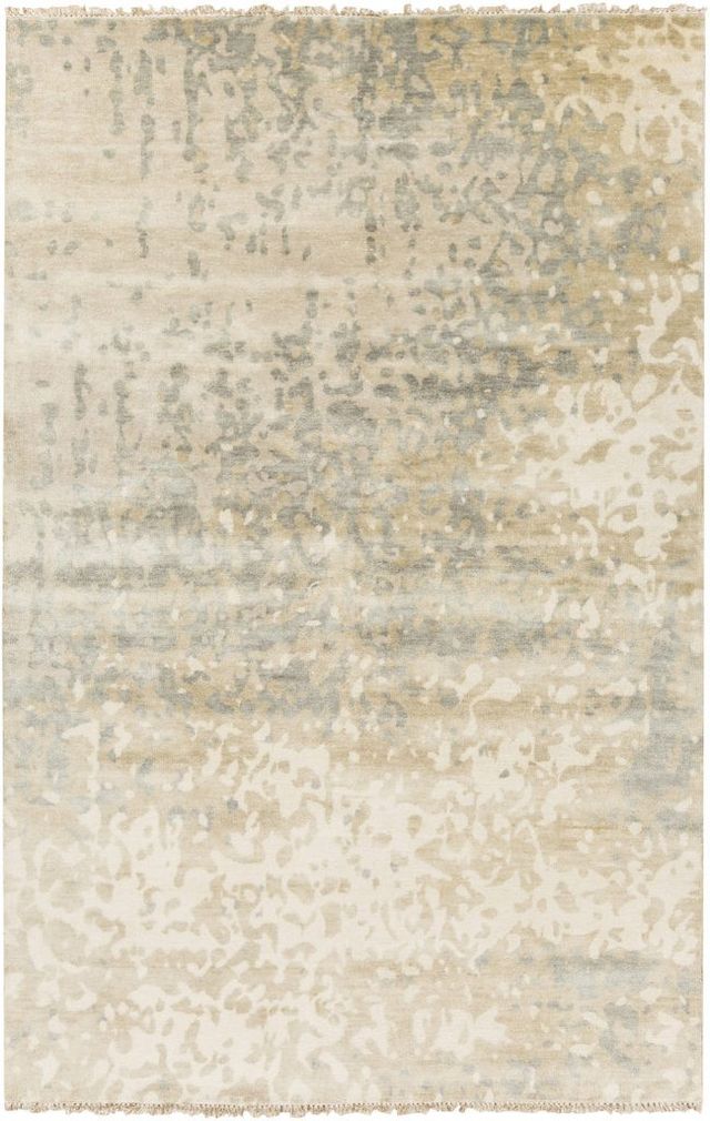 Surya Watercolor Khaki 5'x8' Area Rug-0