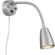 Cal® Lighting & Accessories Brushed Steel Spot Light-0