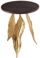 Steve Silver Co. Verna Walnut Accent Table with Gold Base-0