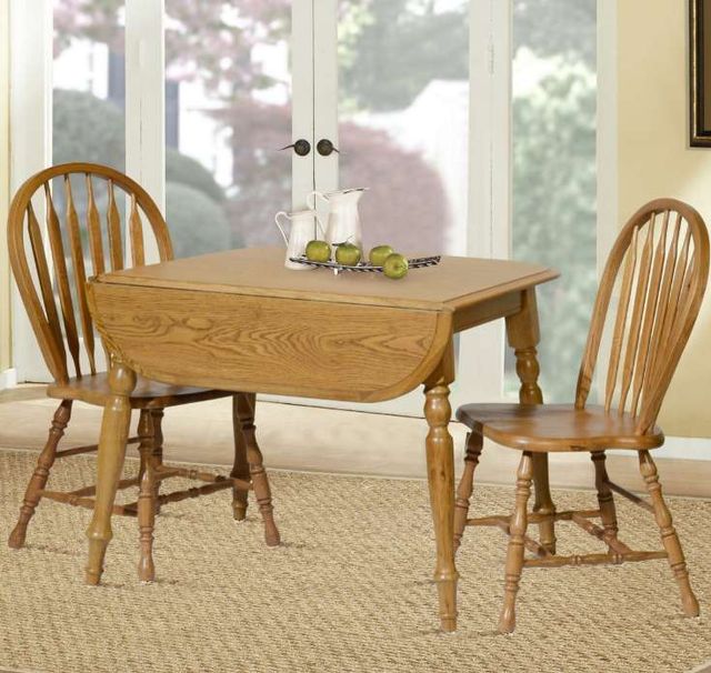 TEI Harvest Drop Leaf Dining Table-3
