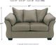 Signature Design by Ashley® Darcy Cobblestone Loveseat-2