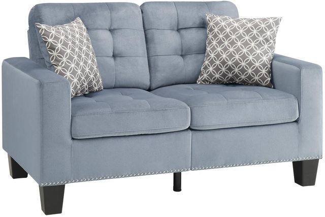 Homelegance® Lantana Gray Loveseat-0