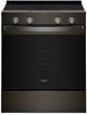 Whirlpool® 30'' Black Stainless Steel Smart Slide-In Electric Range with Air Cooking Technology and Steam Clean-0