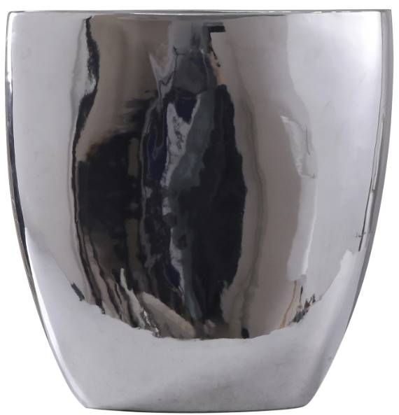 Harp & Finial® Darius Chrome Small Vase-0