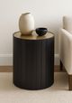 Bernards Elure Peppercorn Channel Accent Table-1