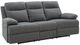 Signature Design by Ashley® Side-Swipe Charcoal Manual Reclining Sofa with Drop Down Table-0