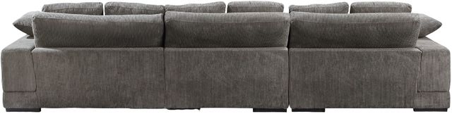 Moe's Home Collection Plunge 3-Piece Charcoal Large L-Shaped Sectional and Reversible Chaise-2