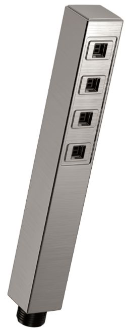Delta Universal Showering Lumicoat® Stainless 1.75 GPM H2Okinetic® Single-Setting Hand Shower-0