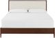Bassett® Furniture Copenhagen Espresso Queen Upholstered Panel Bed-1