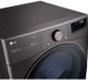 LG Black Stainless Steel Front Load Washer & Gas Dryer Laundry Pair-5