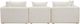 TOV Furniture Hangover 3-Piece Cream 112" Modular Sofa-4