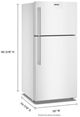 Maytag® 30" 19.3 Cu. Ft. White Garage Ready Top Freezer Refrigerator-4