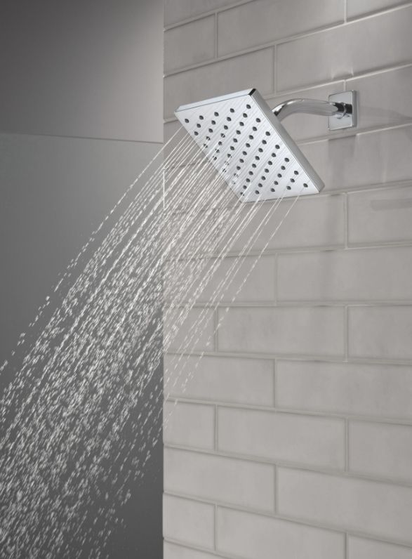 Delta Modern Chrome Single-Setting Shower Head-1