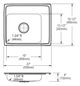 Elkay Lustertone® Classic Lustrous Satin Stainless Steel 22'' x 20'' x 4'' Single Bowl Drop-In Classroom ADA Sink-1