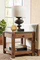 aspenhome® Harlow Saddle End Table-1