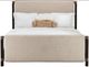 Hooker® Furniture Reatreat Black Sand/Neo Cream King Upholstered Panel Bed-1