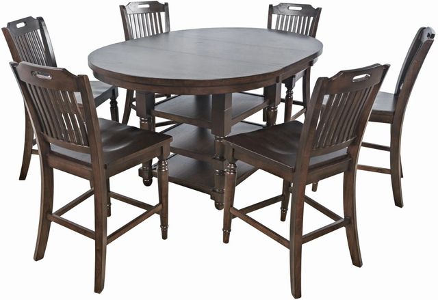 Jofran Inc. Winchester Portwood Counter Stool-1