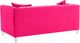 TOV Furniture Bea Hot Pink 66" Loveseat-4