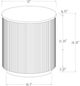 Coaster® Jason 2-Piece White Top Occasional Table with Charcoal/Gold Base Set-3