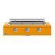 Caliber™ Rockwell Social 48" 3-Burner Saffron Built-In Natural Gas Grill with Chrome Hardware-0