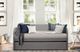Mazin Furniture Roland Gray Twin Daybed with Trundle-3