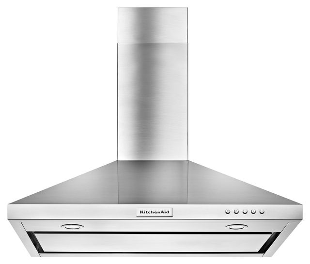KitchenAid® 36'' Stainless Steel Wall Mounted Range Hood-0