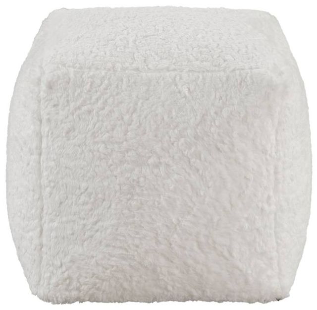 Homelegance® Easley Off-White Square Pouf-2