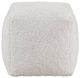 Homelegance® Easley Off-White Square Pouf-2