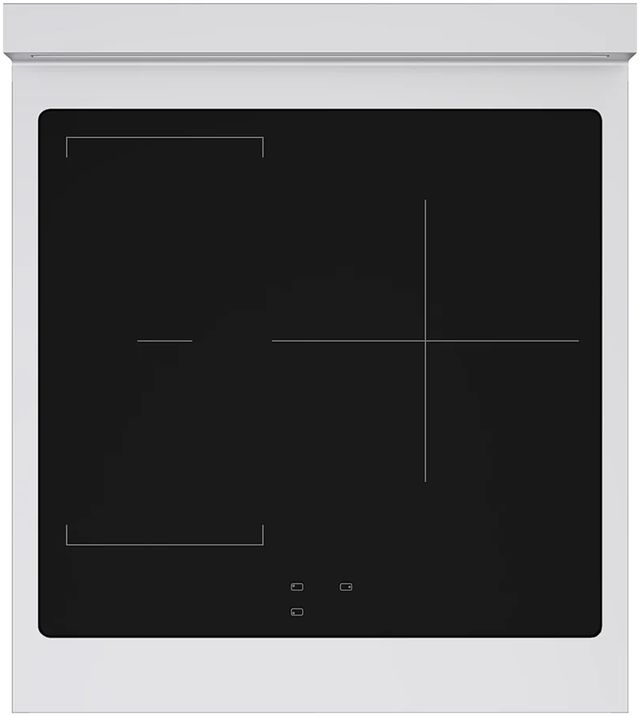 ZLINE Autograph Edition Paramount 36" Stainless Steel Pro Style Induction Range with White Matte Door and Champagne Bronze Accents-2