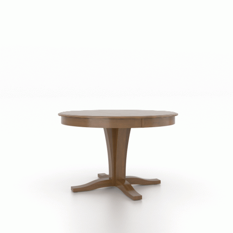 Canadel Customizable Gourmet 48" VR Round Pedestal Dining Table-1