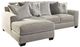 Benchcraft® Ardsley 2-Piece Pewter Left-Arm Facing Sectional and Chaise-0