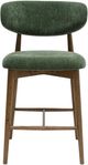 TOV Furniture Zinea Brown/Forest Green Counter Stool-3